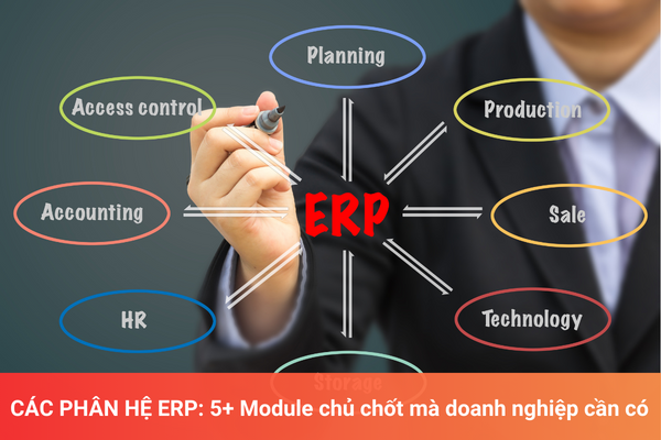 Các phân hệ ERP: 5+ module chủ chốt mà doanh nghiệp cần có