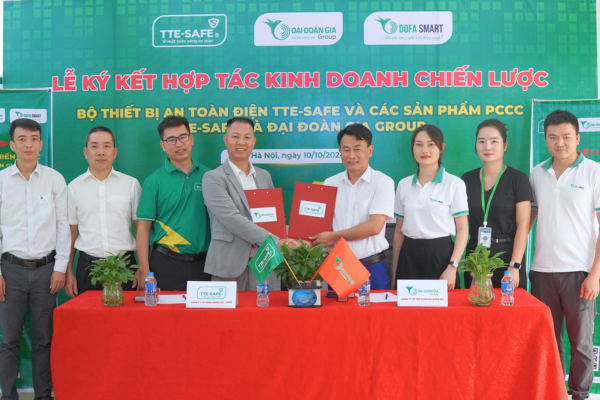 Đại Đoàn Gia Group triển khai kí kết hợp tác chiến lược cùng TTE SAFE